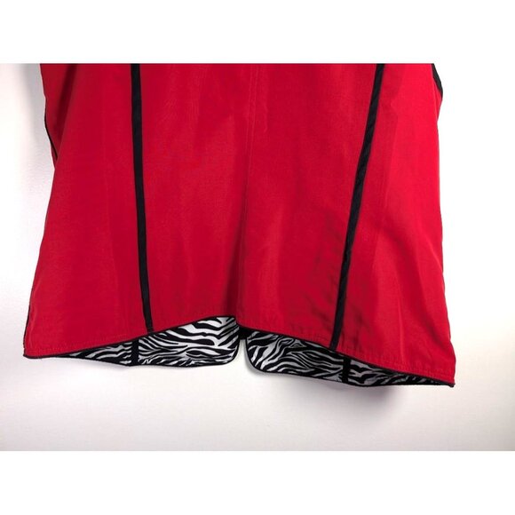 Cj Banks Vest Womens Size‎ 1X Reversible Animal Print Zebra Lightweight Mob Wife - Picture 13 of 14